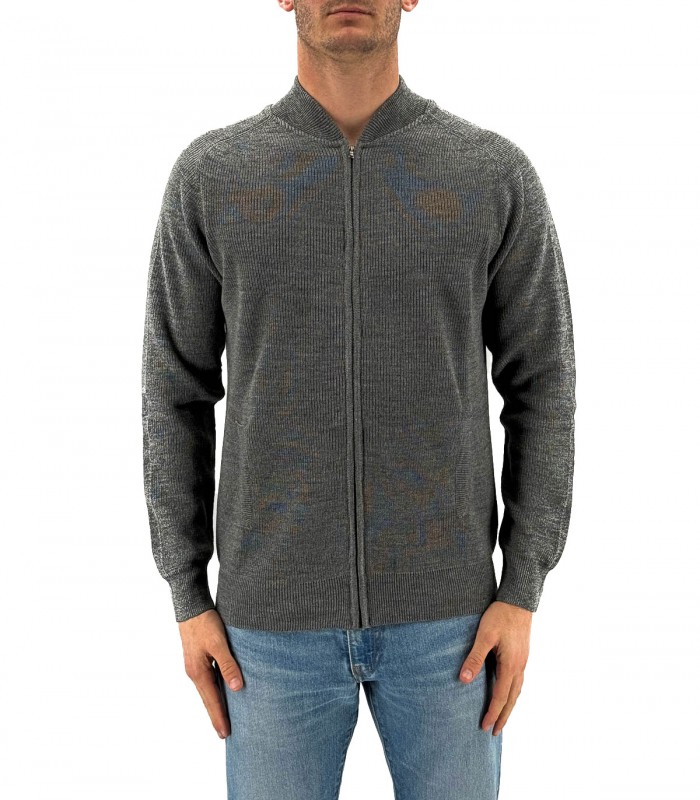 Maglione full zip Uomo Ellemme Extra Size