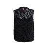 Top Donna Guess Zebrato Colore Nero - W01H91WCM20JBLK