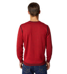 Maglia girocollo misto lana