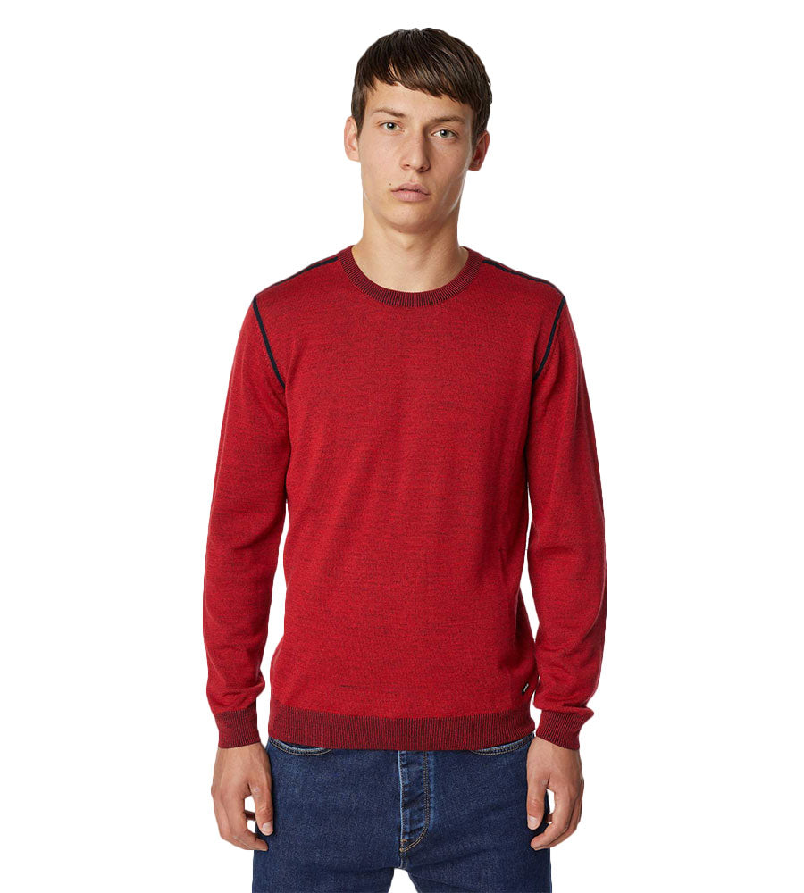 Maglia girocollo misto lana