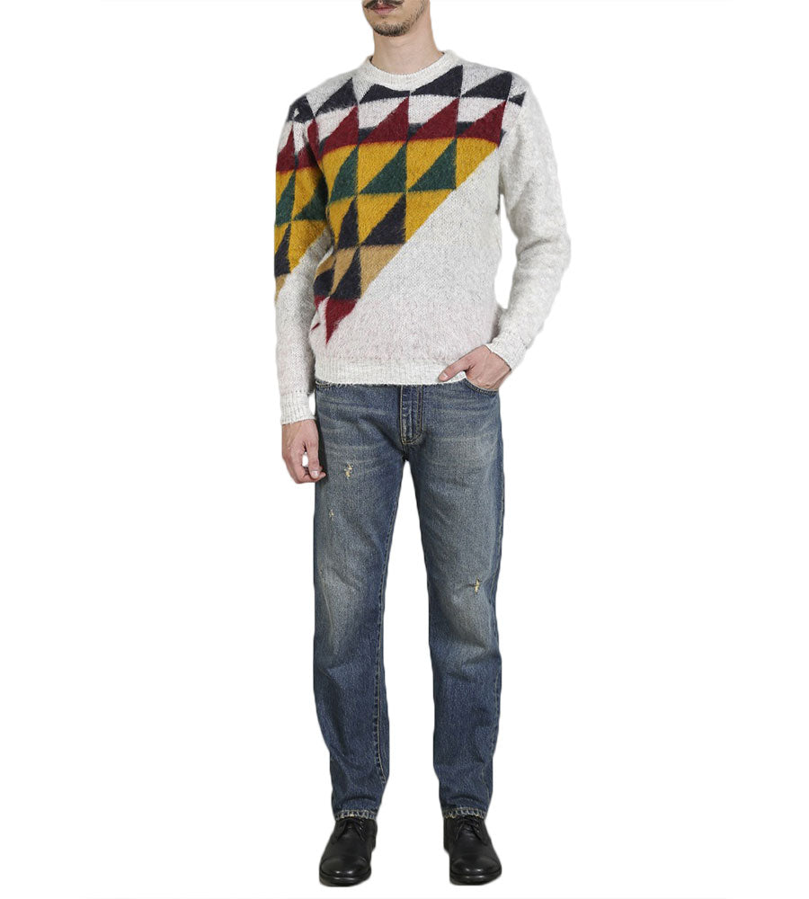 Maglione fantasia jacquard