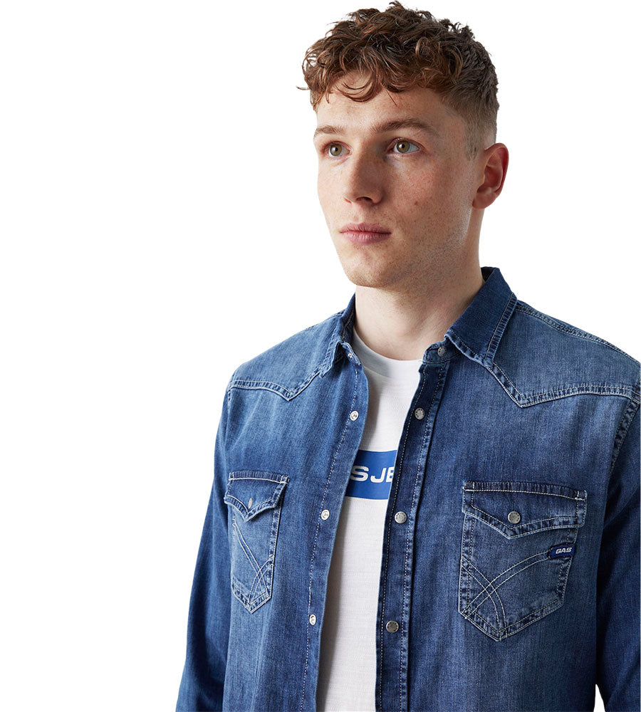 Camicia in denim Gas