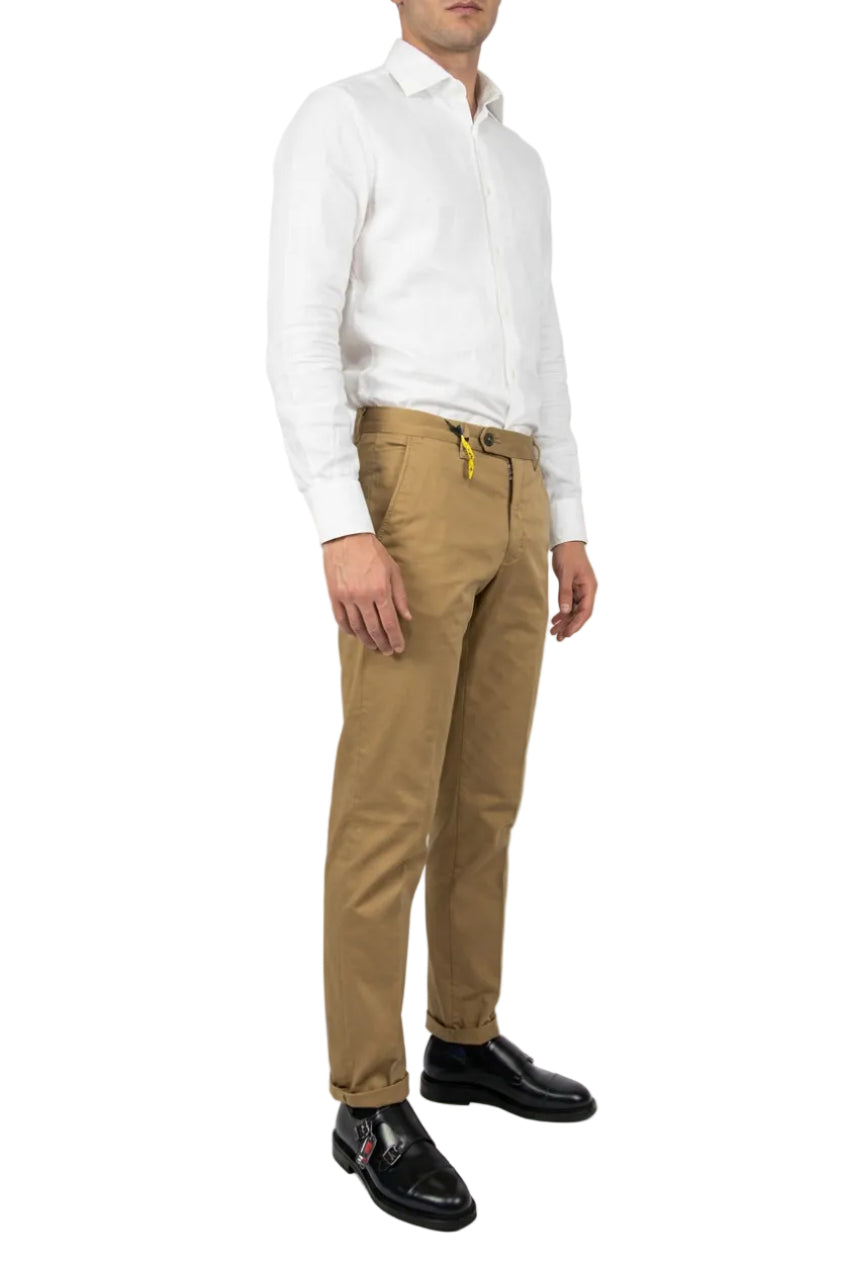 Pantaloni in cotone stretcch Manuel Ritz