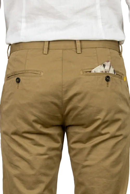 Pantaloni in cotone stretcch Manuel Ritz
