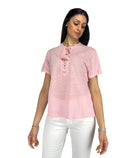T-shirt in lino Roy Roger's