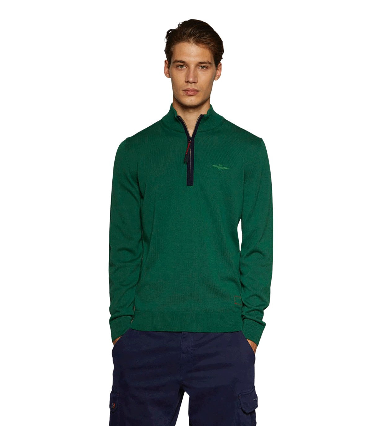 Maglione mezza zip Aeronautica Militare