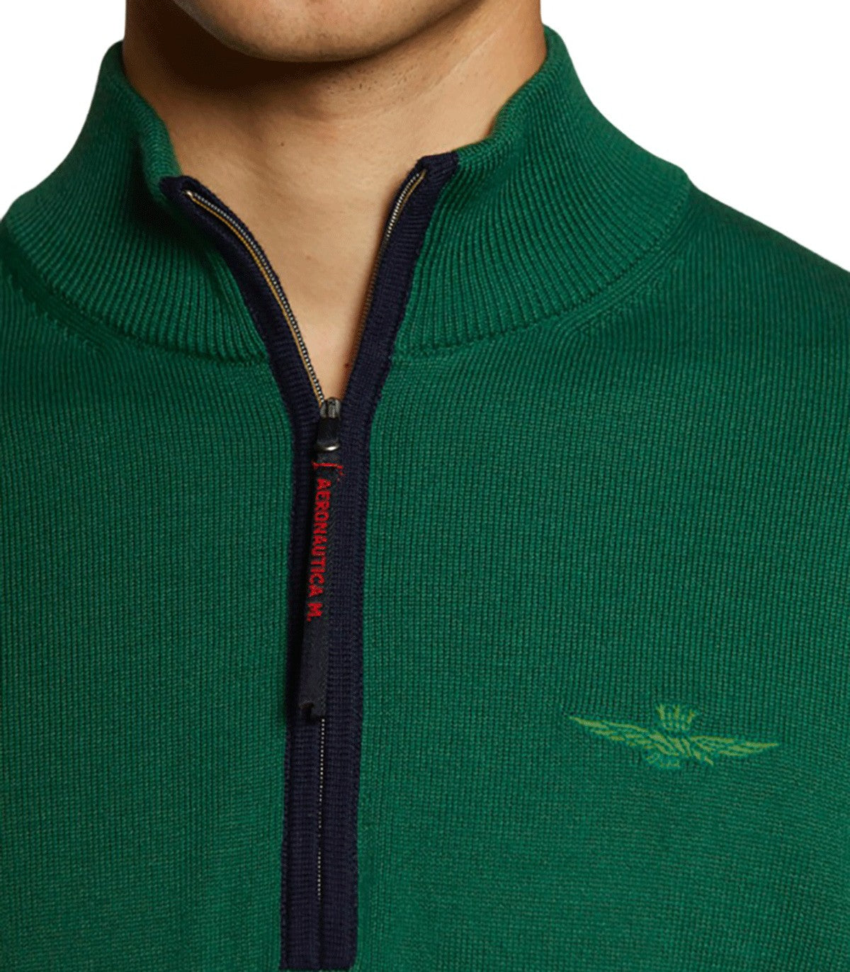 Maglione mezza zip Aeronautica Militare