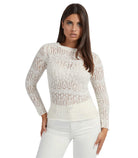 Maglione traforato da Donna Guess