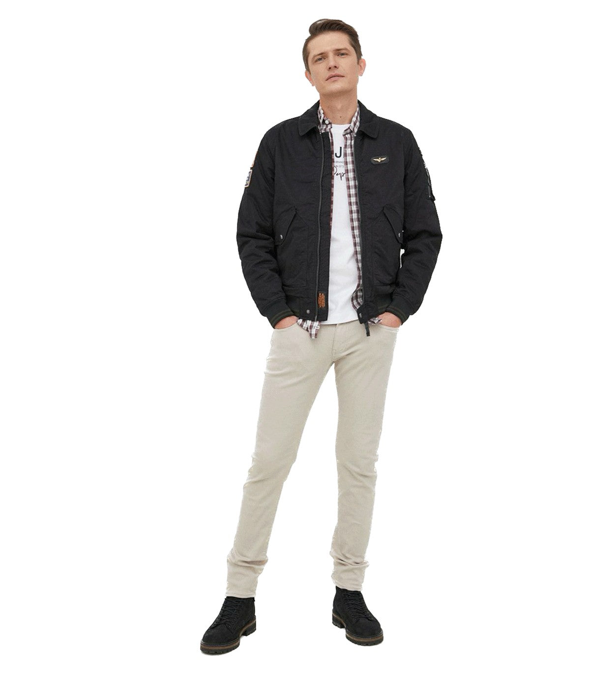 Giubbotto Bomber Uomo Aeronautica
