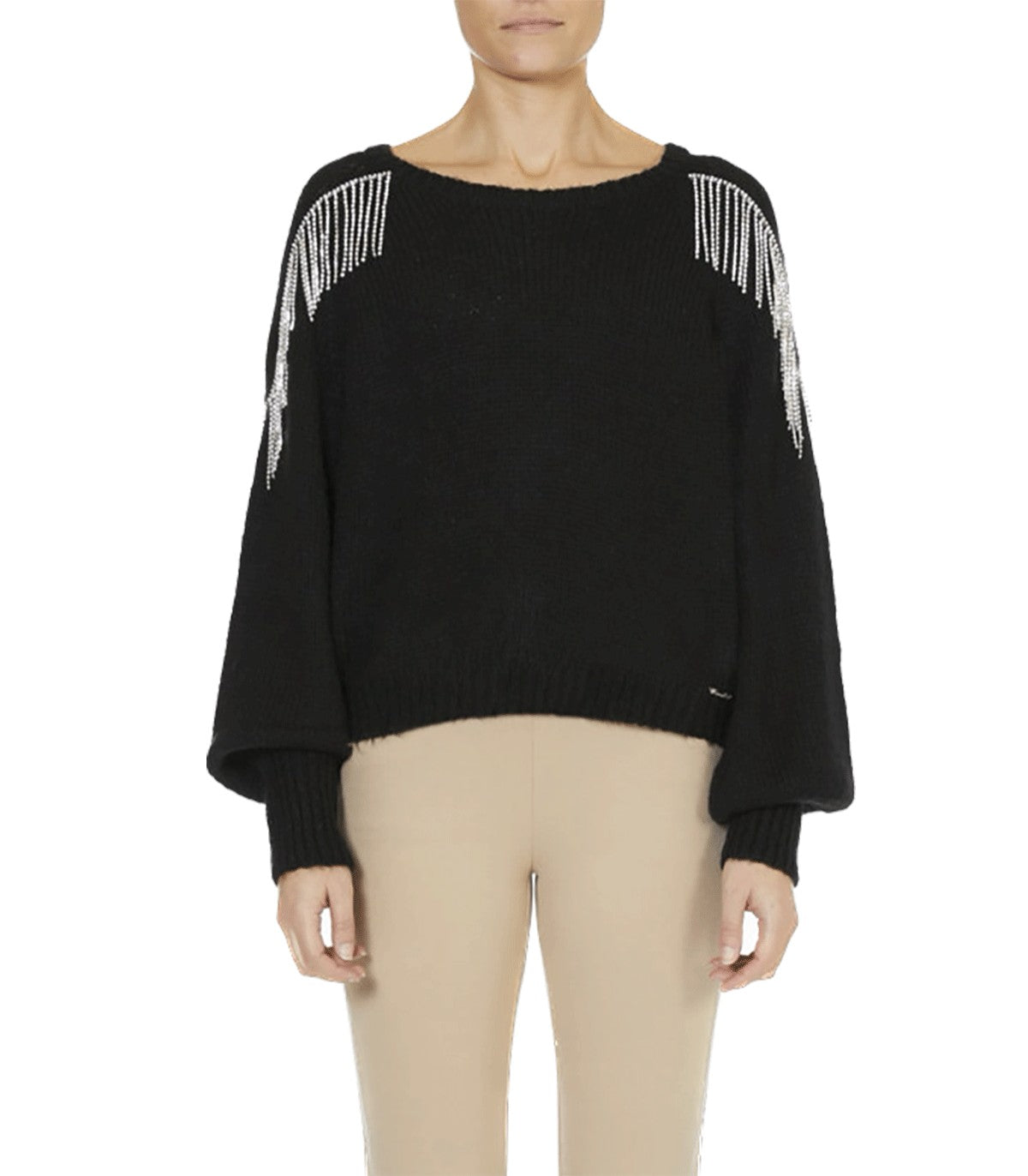Maglione con frange