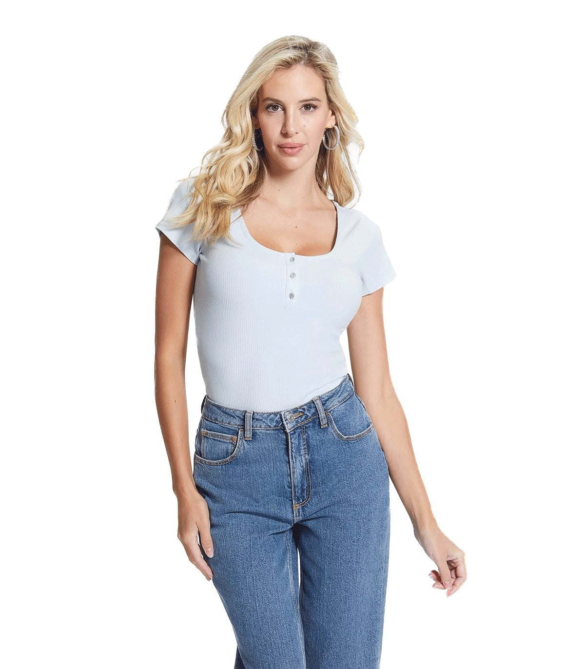 Top in viscosa da Donna