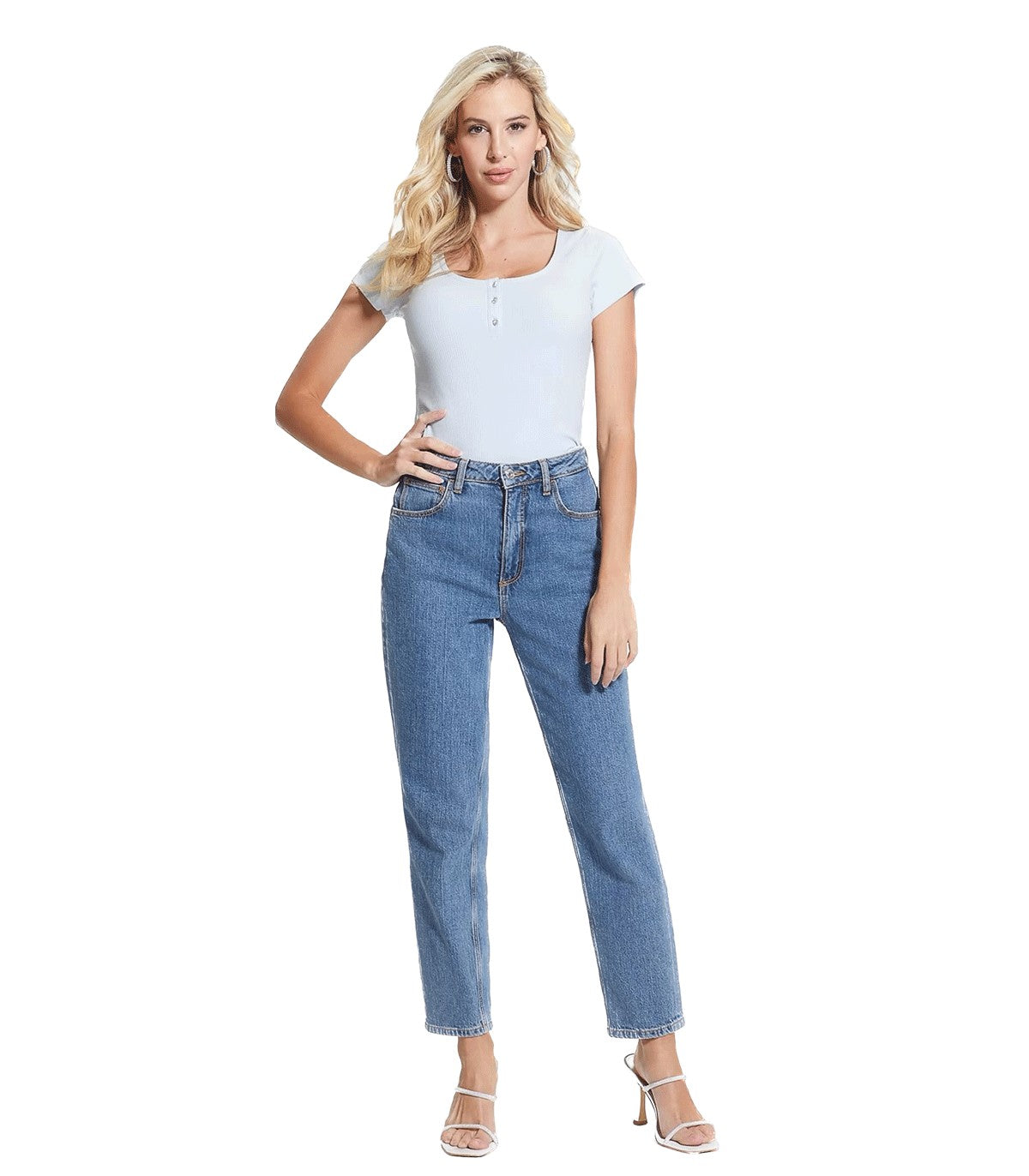 Top in viscosa da Donna