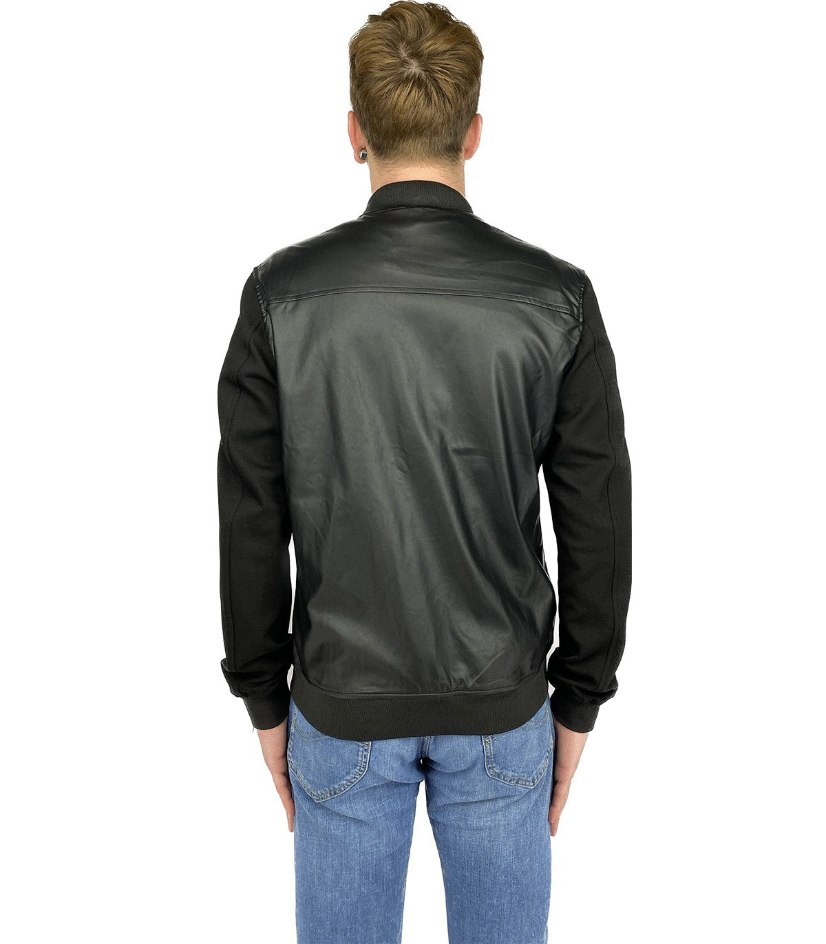 Bomber in ecopelle da Uomo