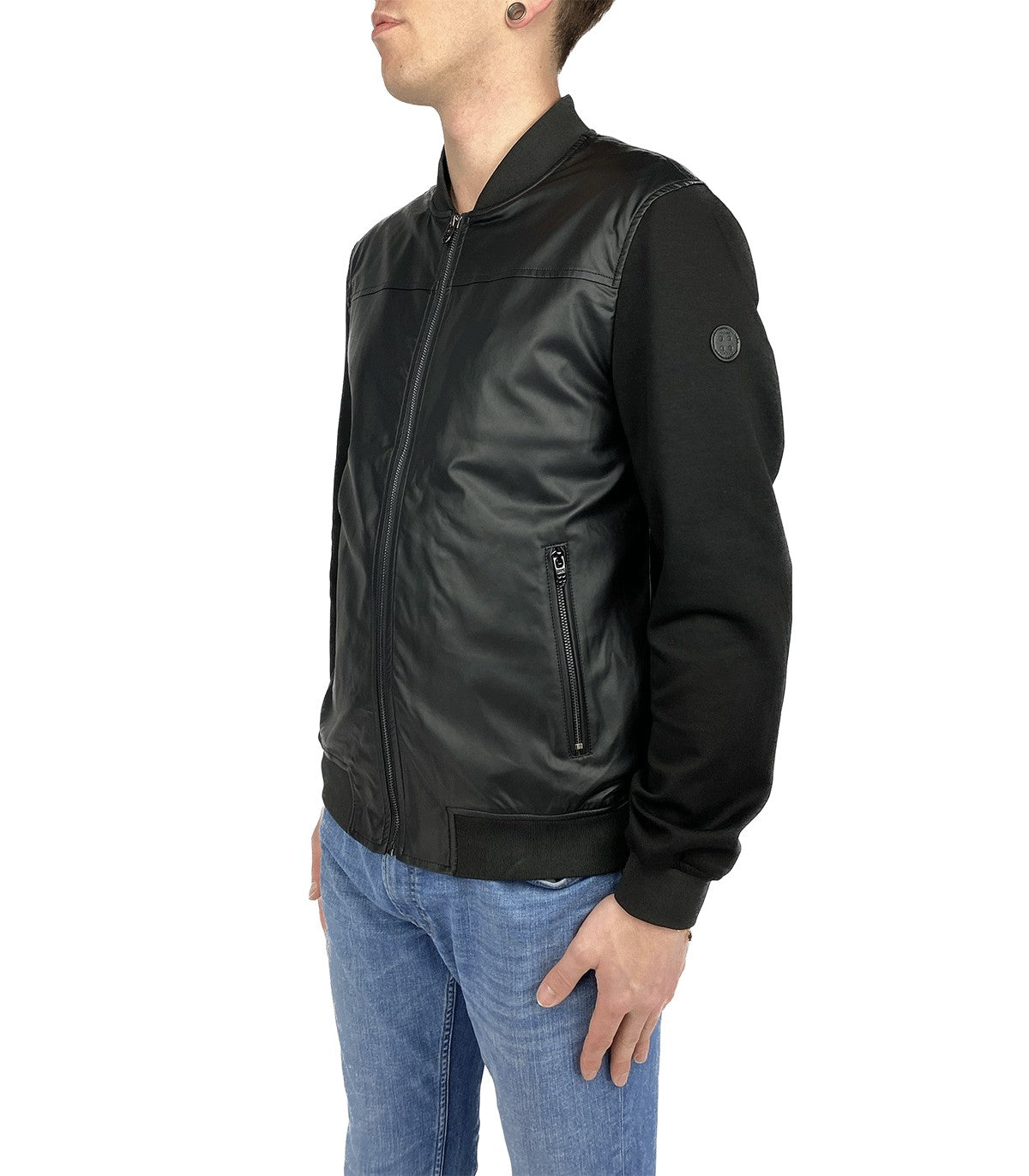 Bomber in ecopelle da Uomo