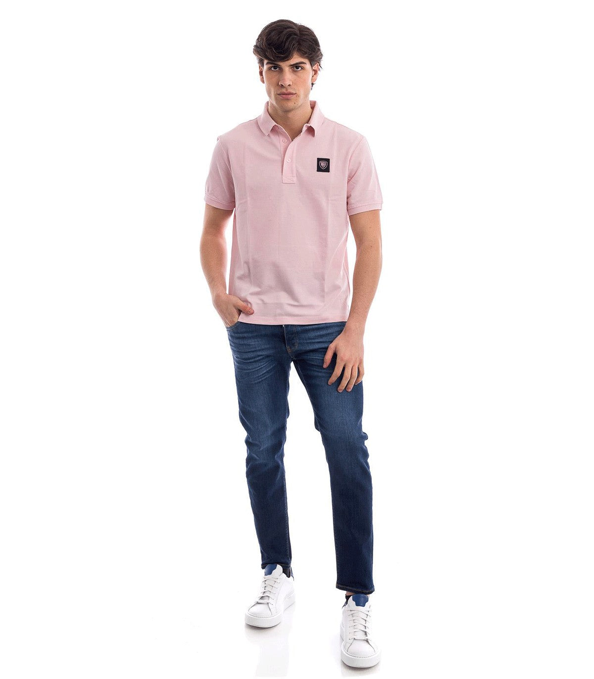 Polo da Uomo Blauer