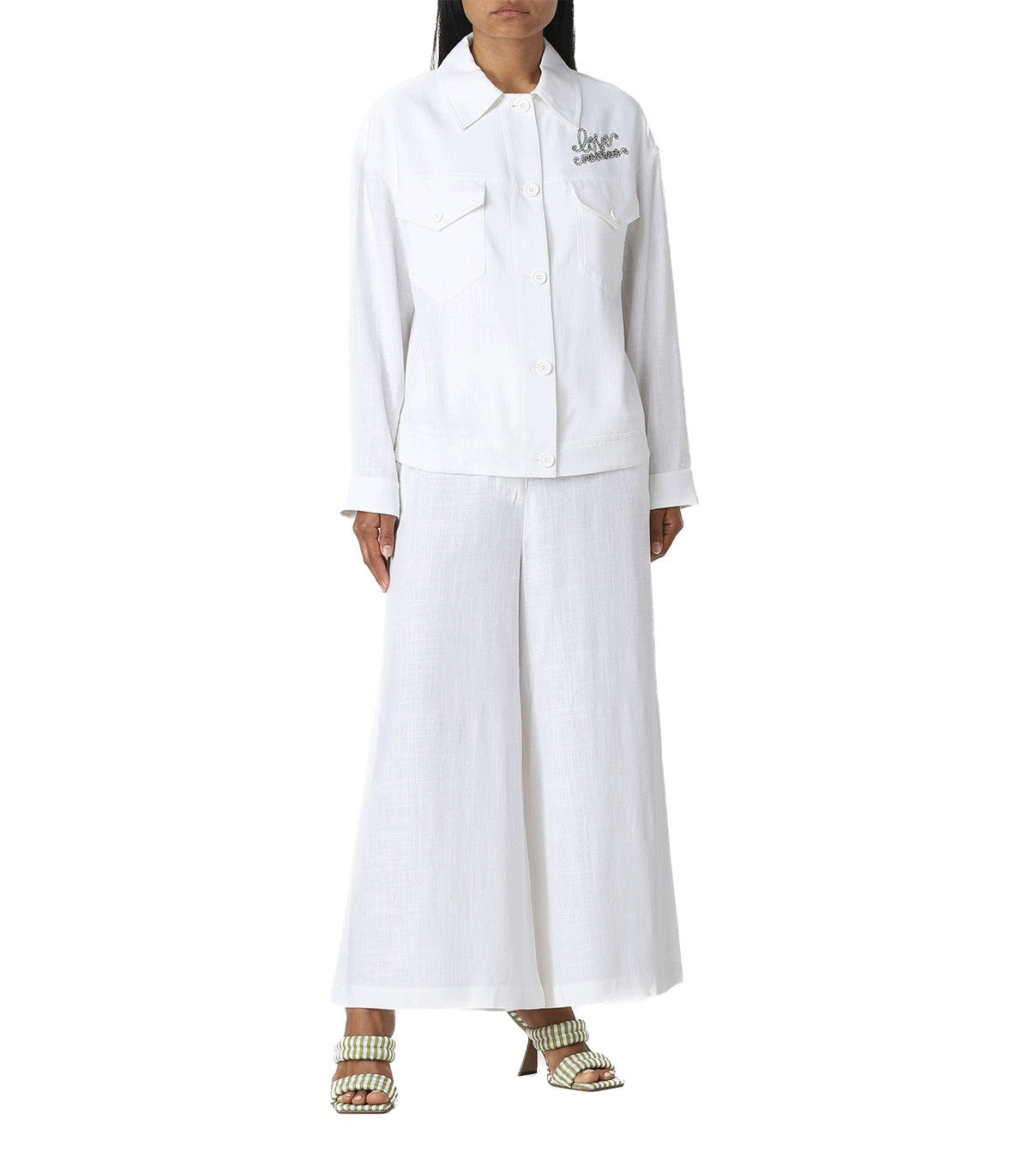 Pantalone a zampa Love Moschino