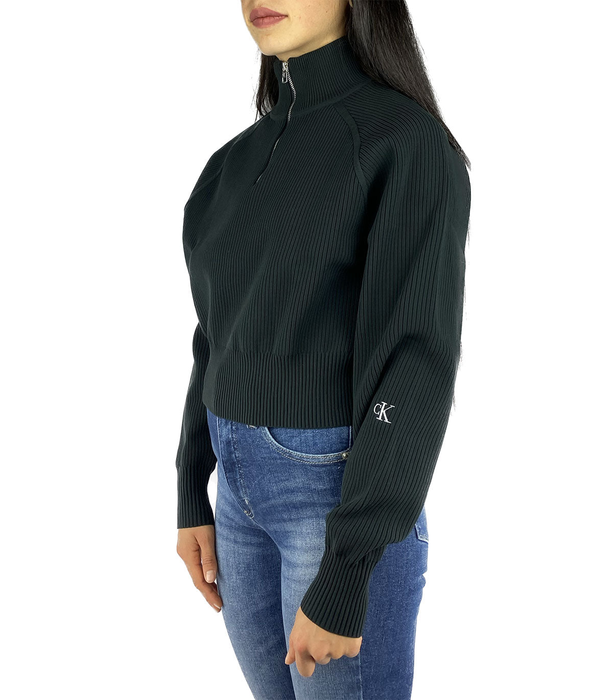 Felpa mezza zip Calvin Klein