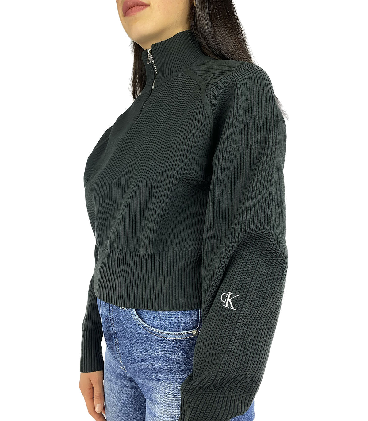 Felpa mezza zip Calvin Klein