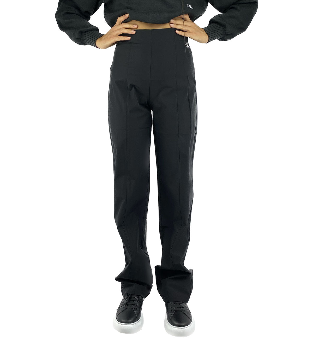 Pantaloni vita alta Calvin Klein