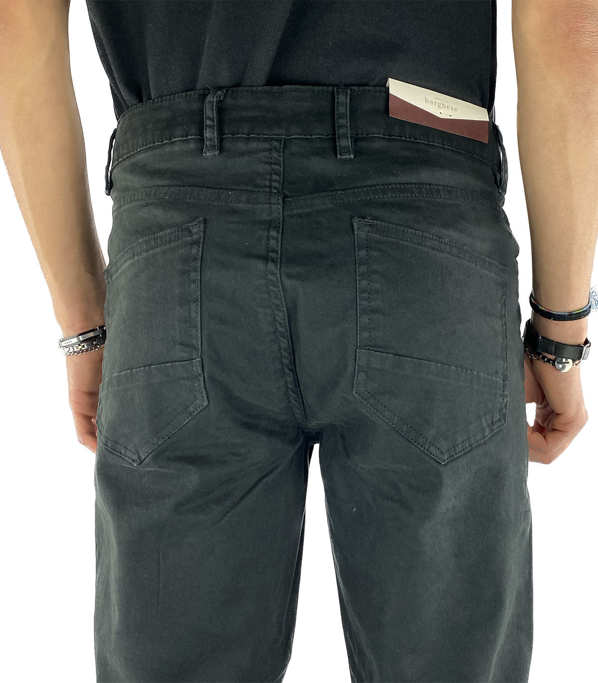 Pantaloni 5 tasche Uomo Borghese