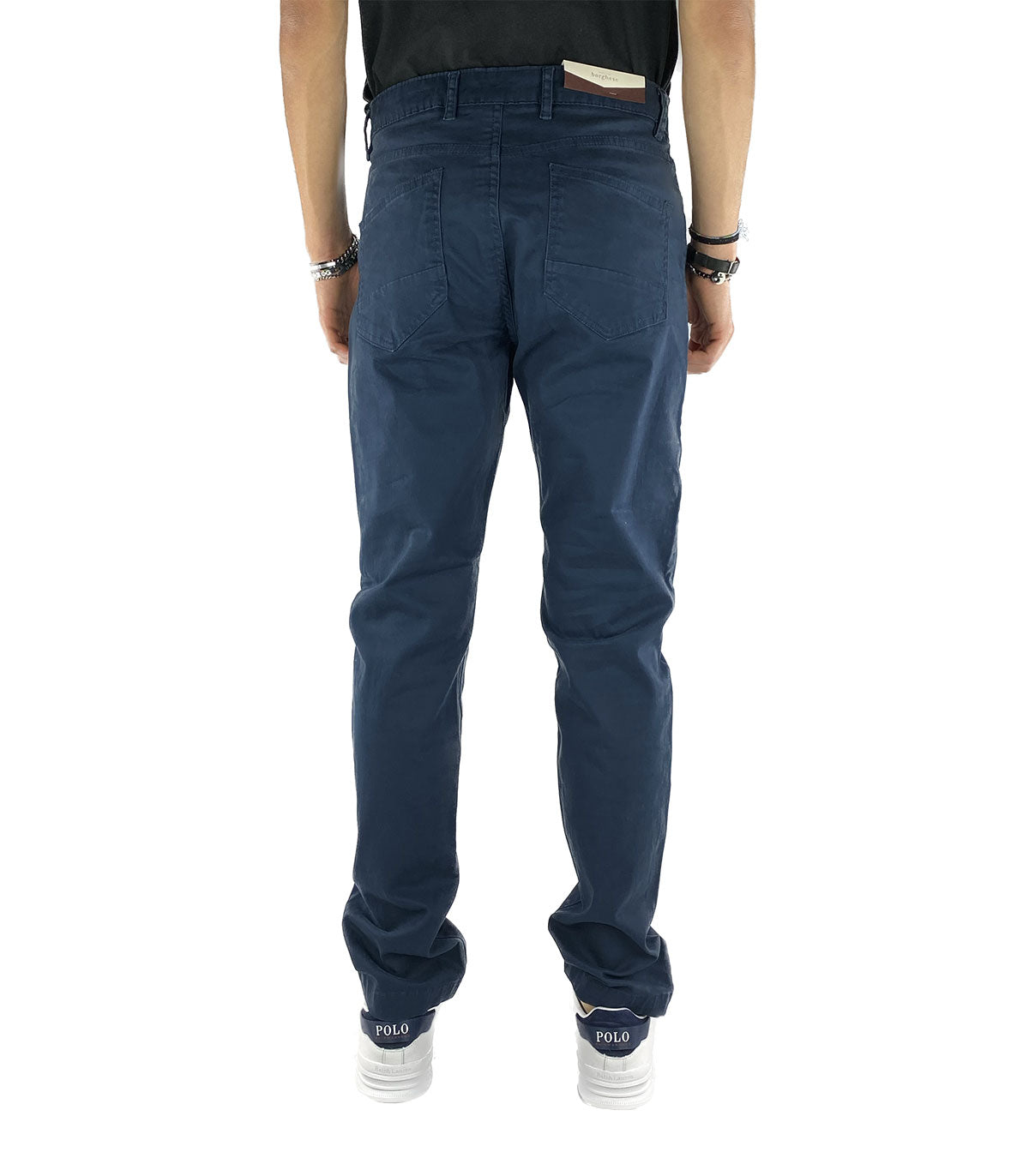 Pantaloni 5 tasche Uomo Borghese