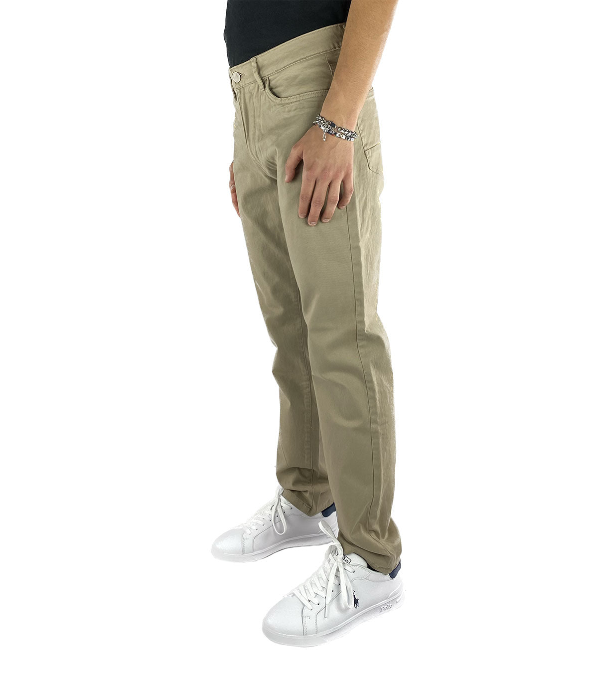 Pantaloni 5 tasche Uomo Borghese