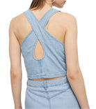 Top in denim Donna Tommy Jeans