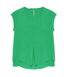Top in georgette Donna Luisa Viola