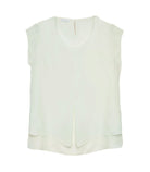 Top in georgette Donna Luisa Viola