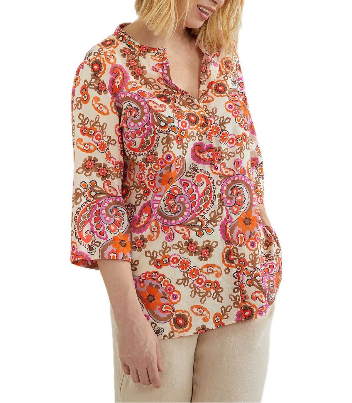 Camicia stampata Donna Luisa Viola