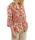 Camicia stampata Donna Luisa Viola