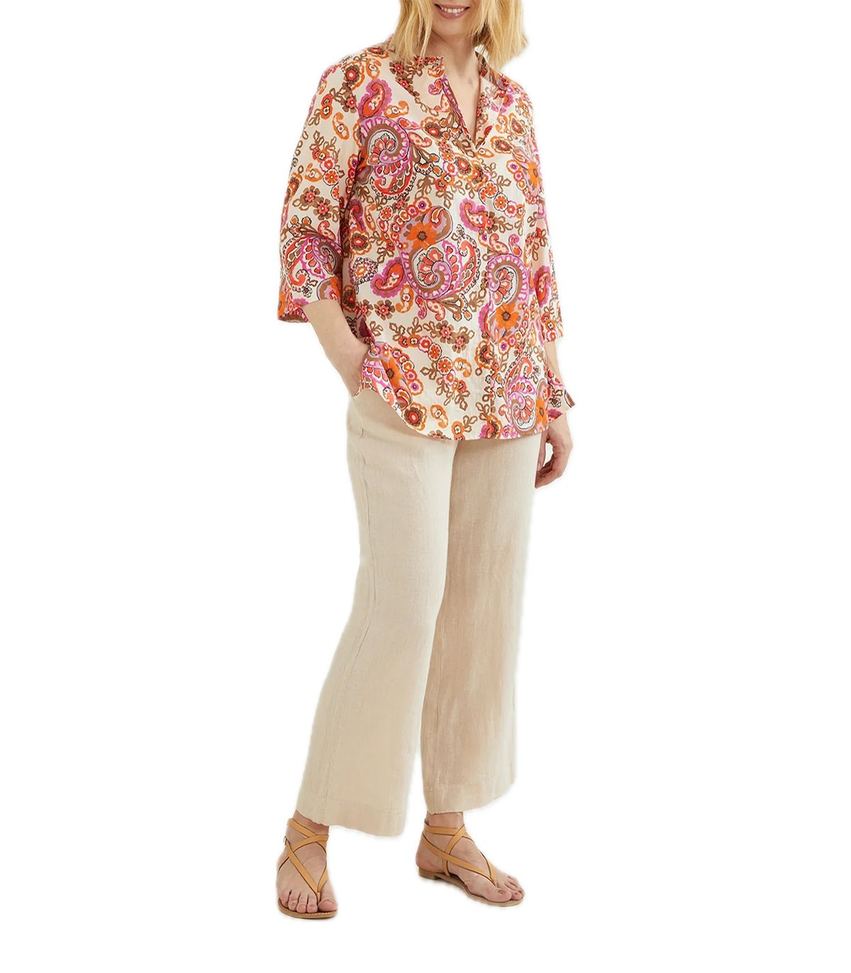 Camicia stampata Donna Luisa Viola
