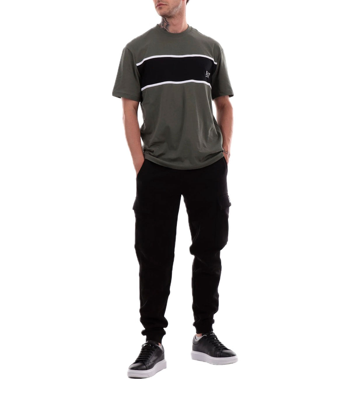 Pantaloni Tuta Cargo Emporio Armani EA7
