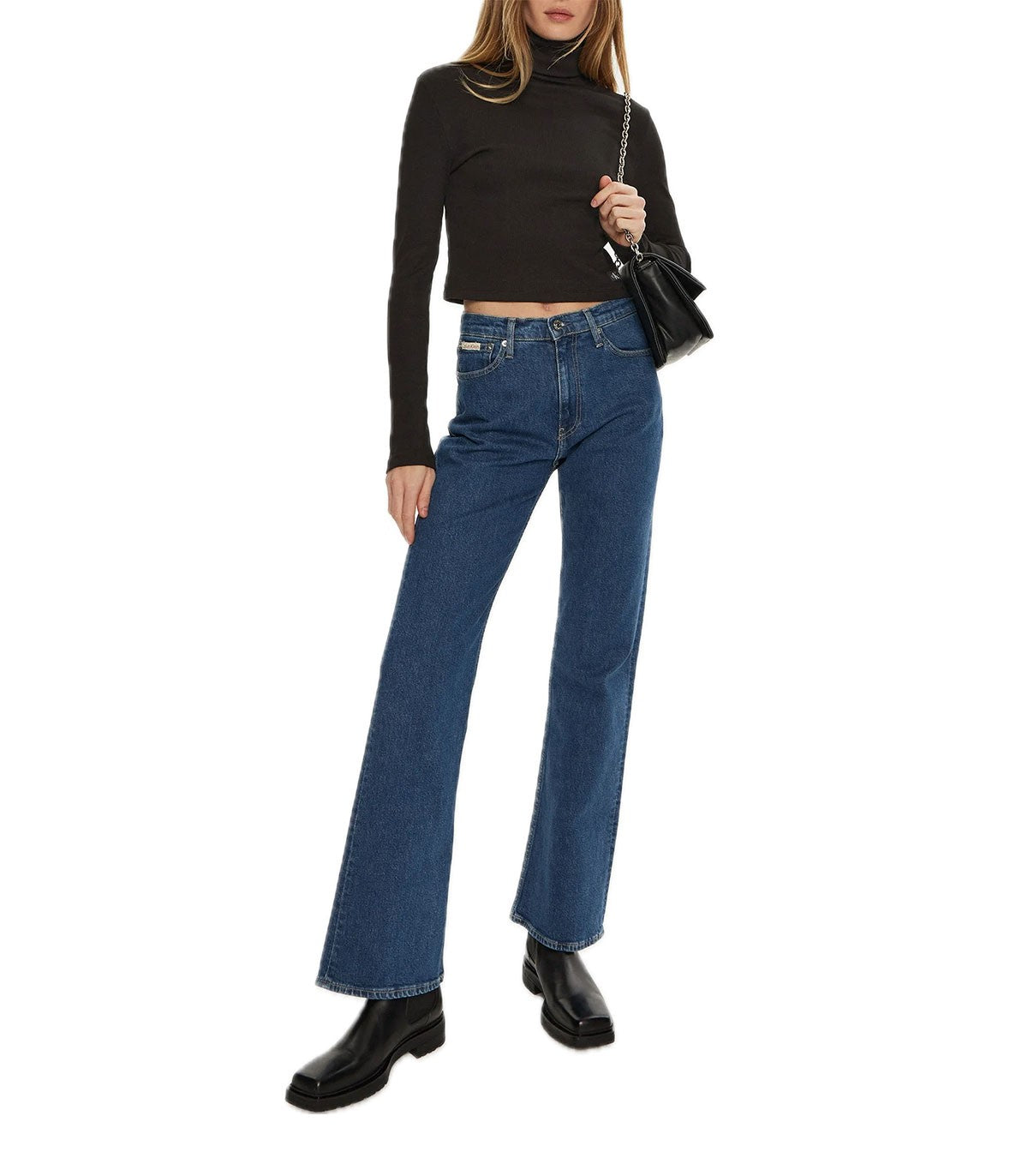 Maglia collo alto Donna Calvin Klein
