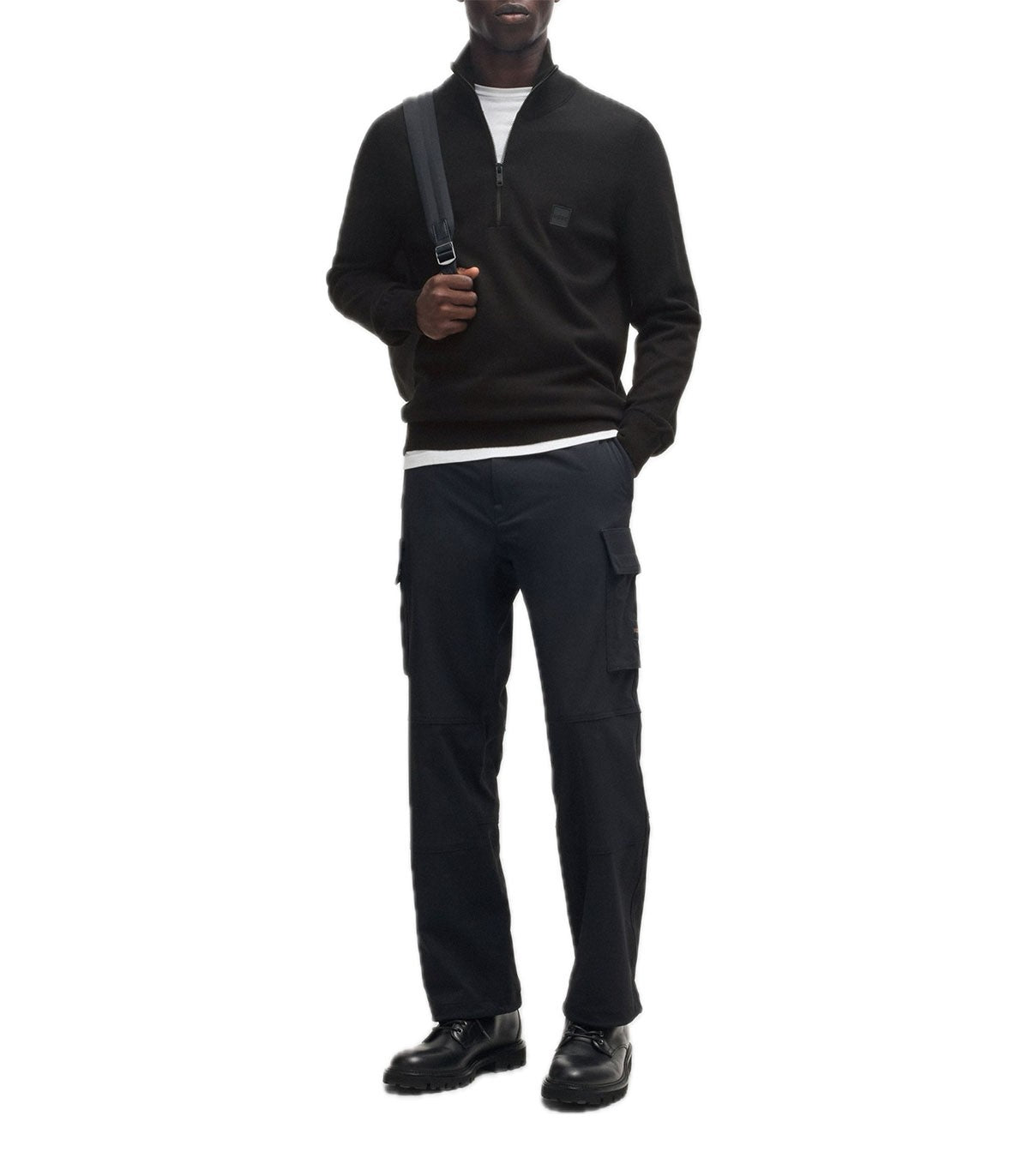 Maglione mezza zip Uomo Boss Kanobix