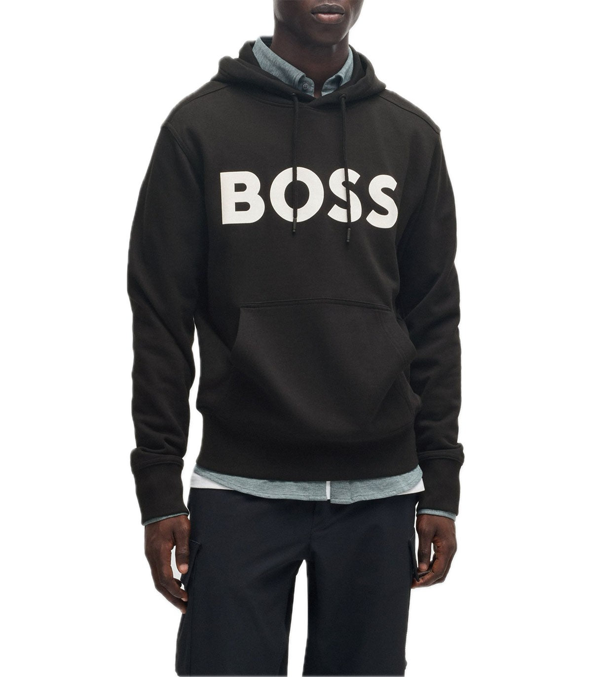 Felpa con cappuccio Uomo Boss
