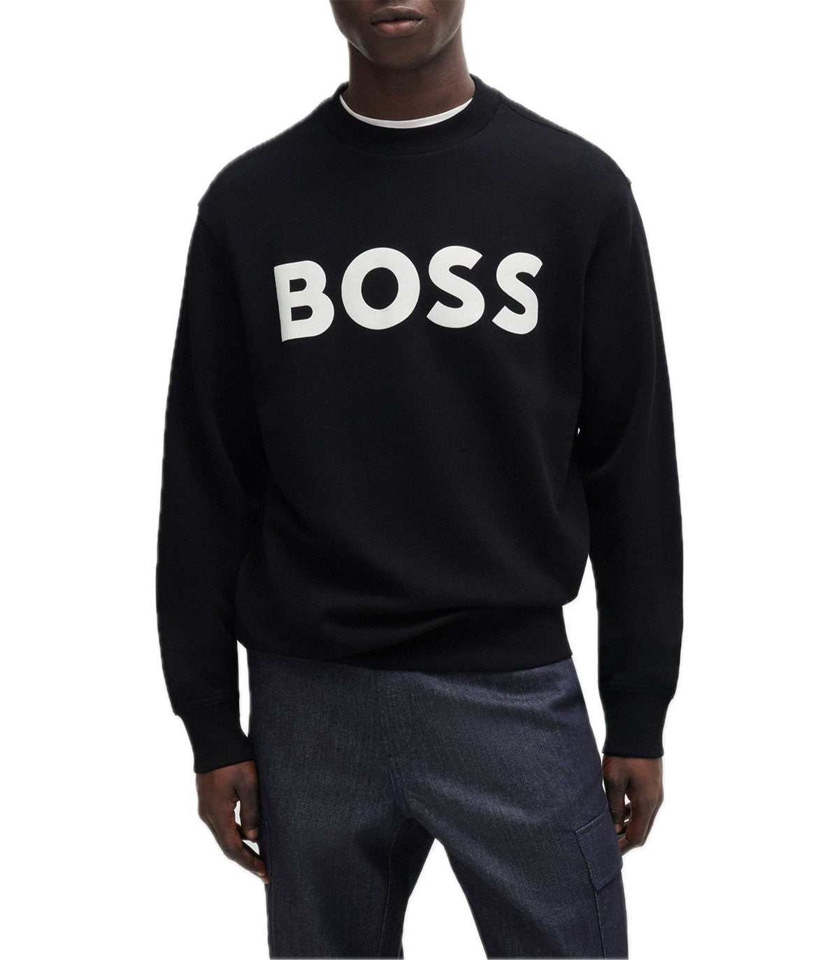 Felpa girocollo Uomo Boss Extra Size