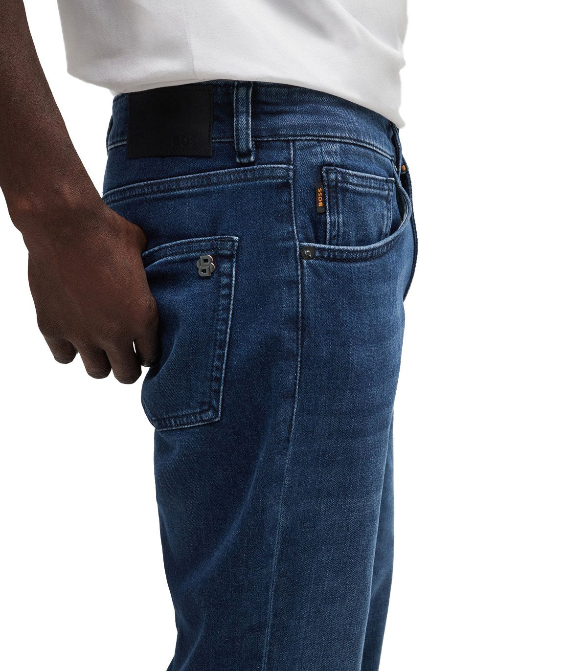Jeans Uomo Straight Boss Troy Bo