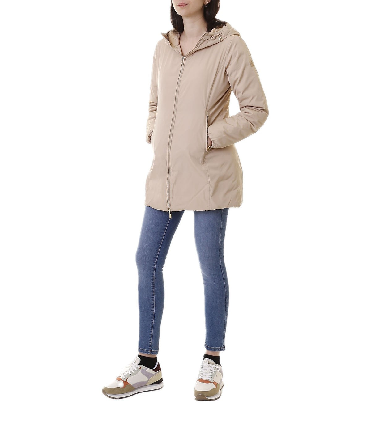 Piumino lungo reversibile Donna Ciesse