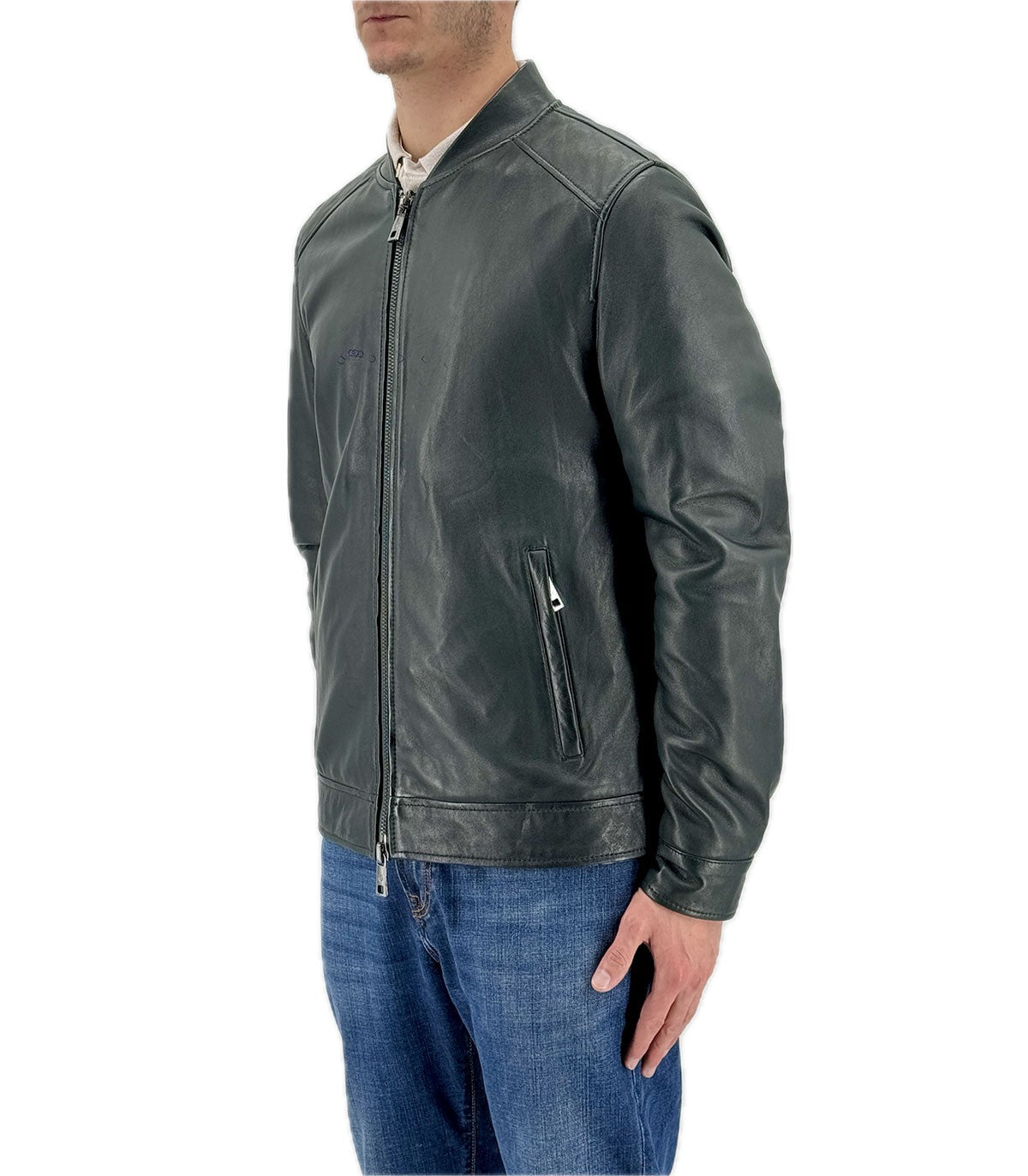 Giubbotto di pelle Uomo Milestone George