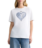 T-shirt con strass Donna Liu Jo