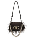 Borsa piccola LaPuffy con piume Liu Jo