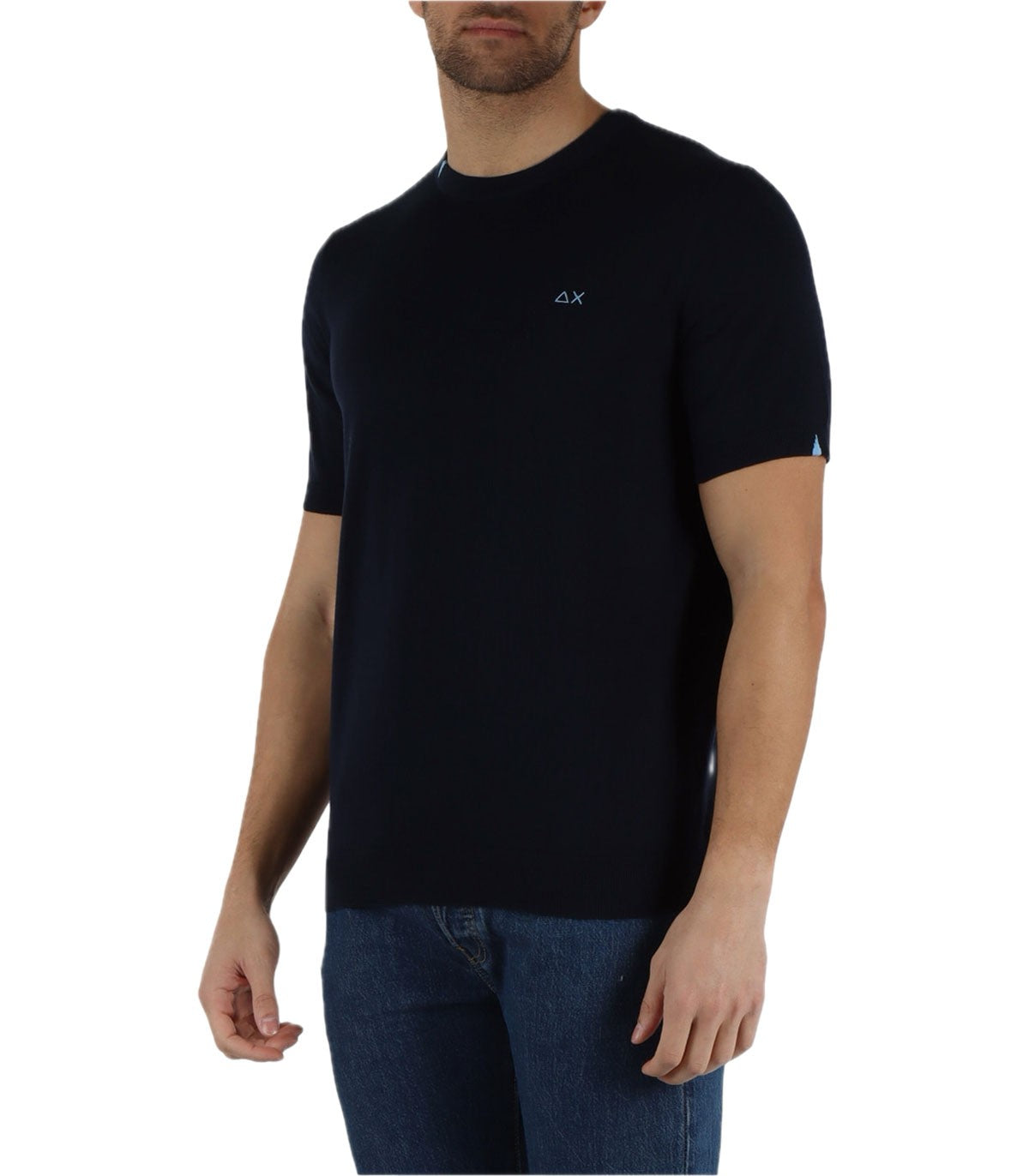 T-shirt in maglia Uomo Sun68 K35106