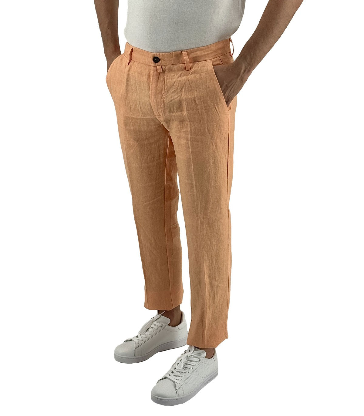 Pantalone in lino Uomo Manifattura Borge