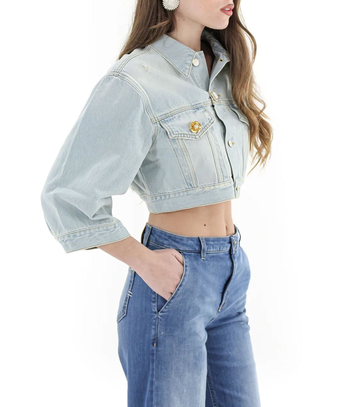 Giacca di jeans Donna Vicolo Yoanna