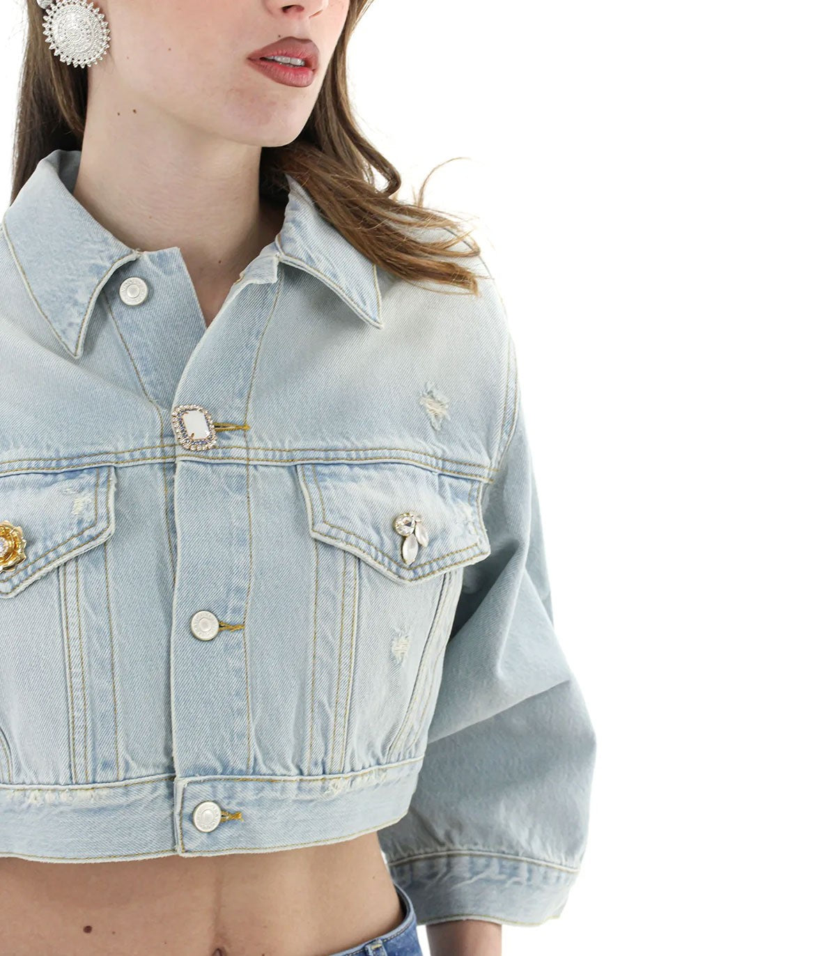 Giacca di jeans Donna Vicolo Yoanna
