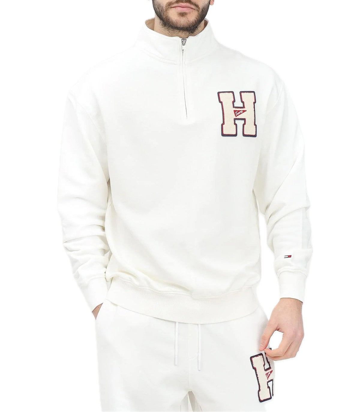Felpa mezza zip Uomo Tommy Jeans