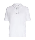 Polo con strass Donna Liu Jo