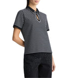 Polo con strass Donna Liu Jo
