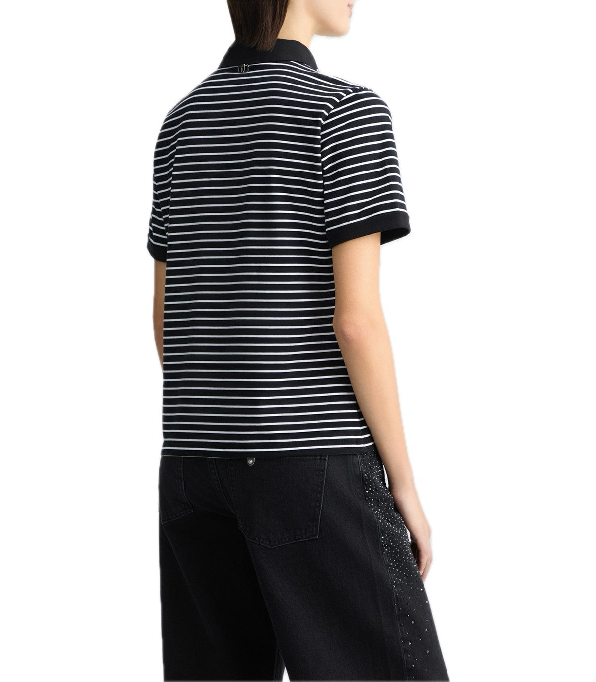 Polo con strass Donna Liu Jo